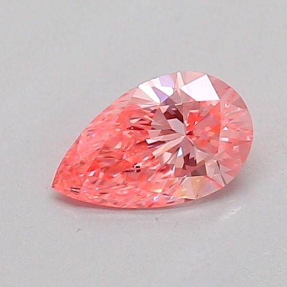 Loose Diamond - PEAR 0.22ct Fancy Vivid Pink VVS2: Loose Diamond - PEAR 0.22ct Fancy Vivid Pink VVS2 Source: This is a real non-mined Diamond that has been grown in a lab Shape: PEAR Carats: 0.22 Color: Fancy Vivid Pink Certification: IGI The Diamond 