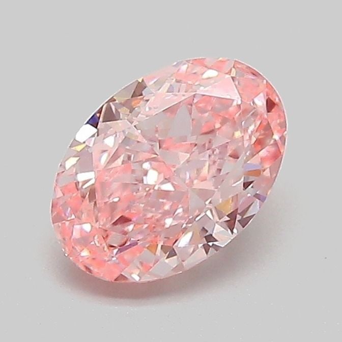 Loose Diamond - OVAL 1.09ct Fancy Vivid Pink VVS2
