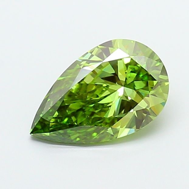 Loose Diamond - PEAR 2.02ct Fancy Vivid Green VS2: Loose Diamond - PEAR 2.02ct Fancy Vivid Green VS2 Source: This is a real non-mined Diamond that has been grown in a lab Shape: PEAR Carats: 2.02 Color: Fancy Vivid Green Certification: IGI Video: