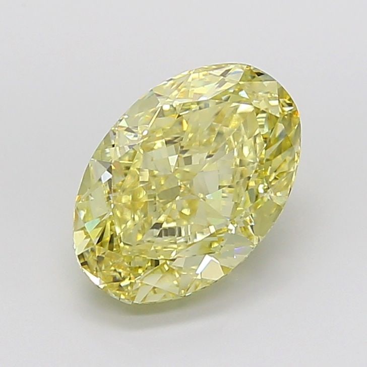 Loose Diamond - OVAL 5.09ct Fancy Intense Yellow VS1