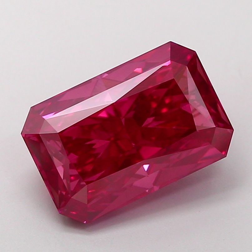 Loose Diamond - RADIANT 5.01ct Fancy Vivid Pink VS1
