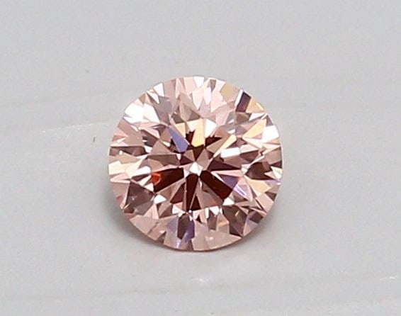 Ideal Loose Diamond - ROUND 0.42ct Fancy Vivid Pink VS1