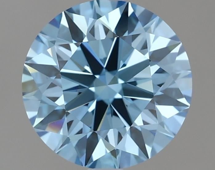 Ideal Loose Diamond - ROUND 1.61ct Fancy Vivid Blue IF