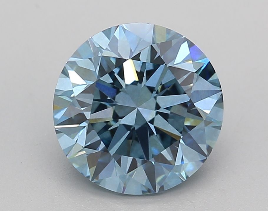 Loose Diamond - ROUND 2.76ct Fancy Blue VS1