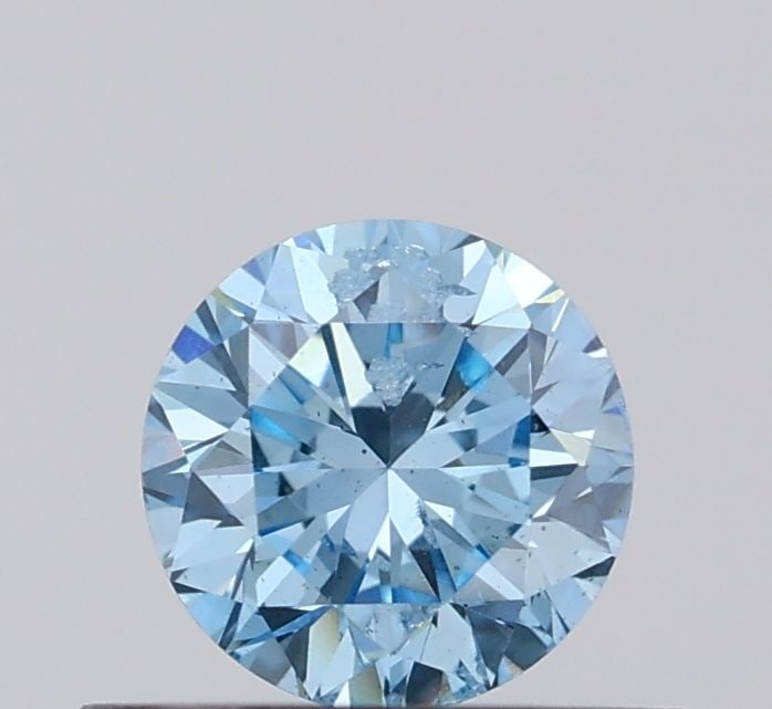 Loose Diamond - ROUND 0.45ct Fancy Vivid Blue I1
