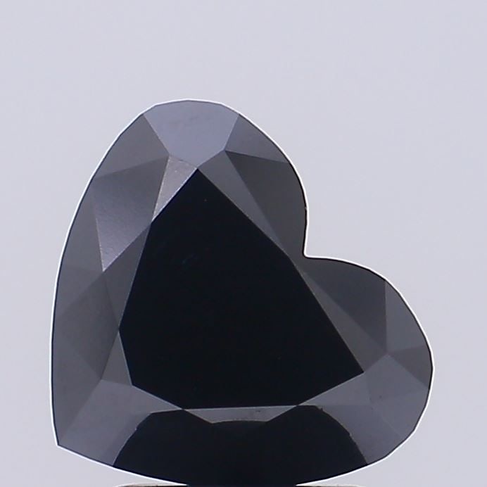 Loose Diamond - HEART 2.1ct Fancy Vivid Black VS1