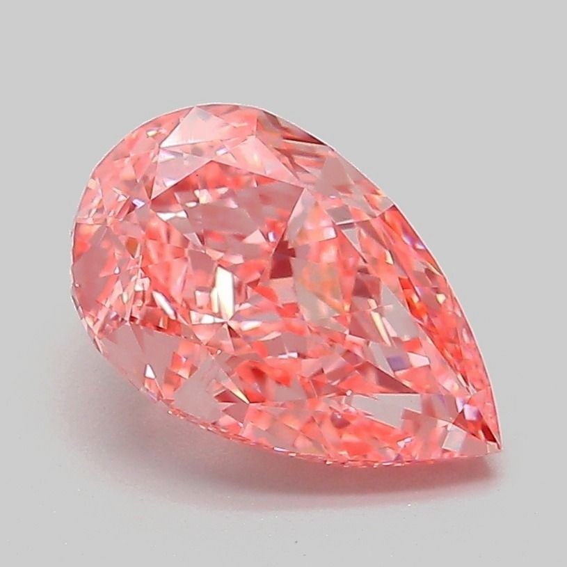 Loose Diamond - PEAR 2.02ct Fancy Vivid Pink VS1