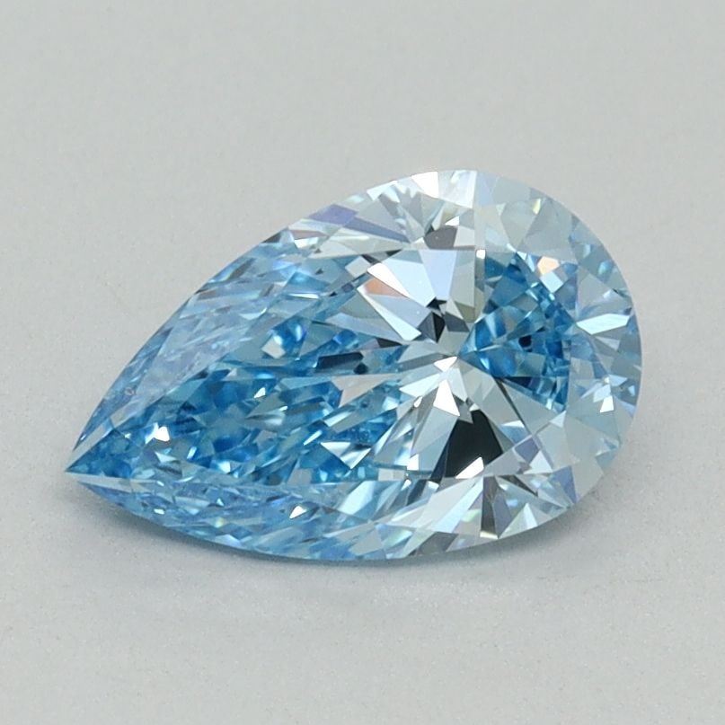 Loose Diamond - PEAR 1.01ct Fancy Vivid Blue VS1