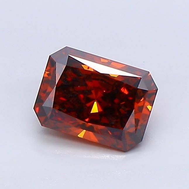 Loose Diamond - RADIANT 0.83ct Fancy Vivid Red VS2: Loose Diamond - RADIANT 0.83ct Fancy Vivid Red VS2 Source: This is a real non-mined Diamond that has been grown in a lab Shape: RADIANT Carats: 0.83 Color: Fancy Vivid Red Certification: NONE Video: