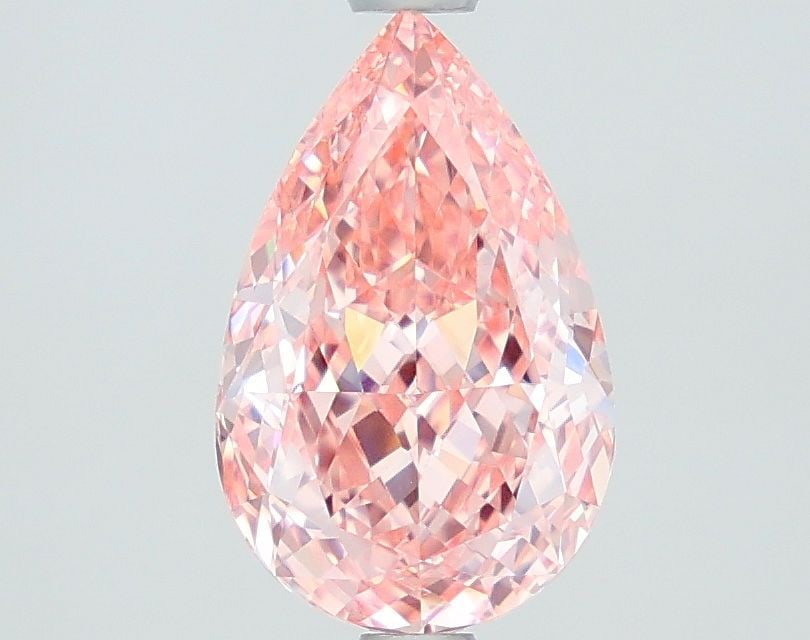 Loose Diamond - PEAR 1.74ct Fancy Vivid Pink VVS2: Loose Diamond - PEAR 1.74ct Fancy Vivid Pink VVS2 Source: This is a real non-mined Diamond that has been grown in a lab Shape: PEAR Carats: 1.74 Color: Fancy Vivid Pink Certification: IGI Video: