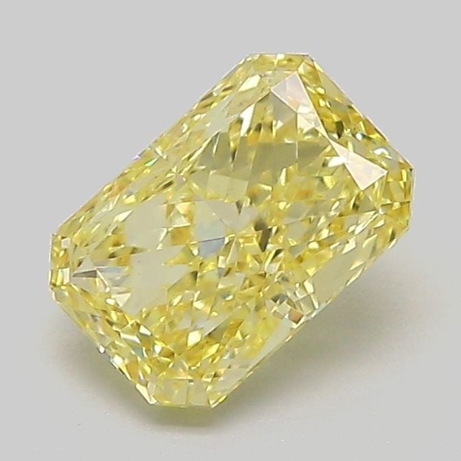 Loose Diamond - RADIANT 1.17ct Fancy Vivid Yellow VVS2