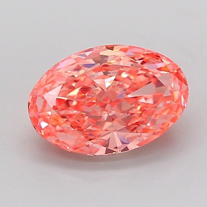 Loose Diamond - OVAL 1.93ct Fancy Vivid Pink VVS2
