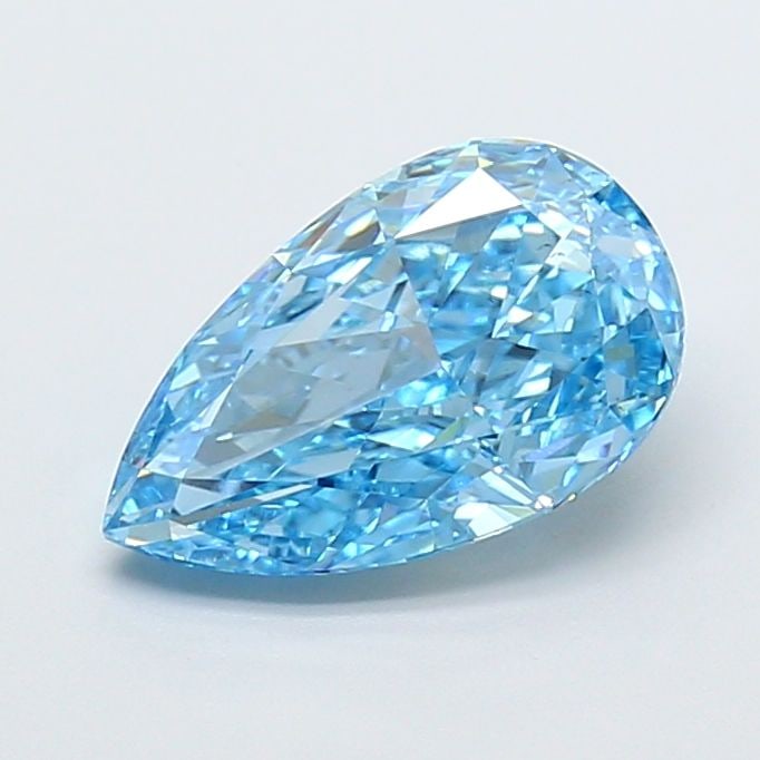 Loose Diamond - PEAR 2.5ct Fancy Vivid Blue VS1