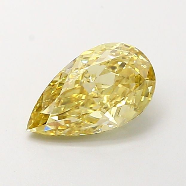 Loose Diamond - PEAR 1.26ct Fancy Intense Yellow VS2: Loose Diamond - PEAR 1.26ct Fancy Intense Yellow VS2 Source: This is a real non-mined Diamond that has been grown in a lab Shape: PEAR Carats: 1.26 Color: Fancy Intense Yellow Certification: IGI Video