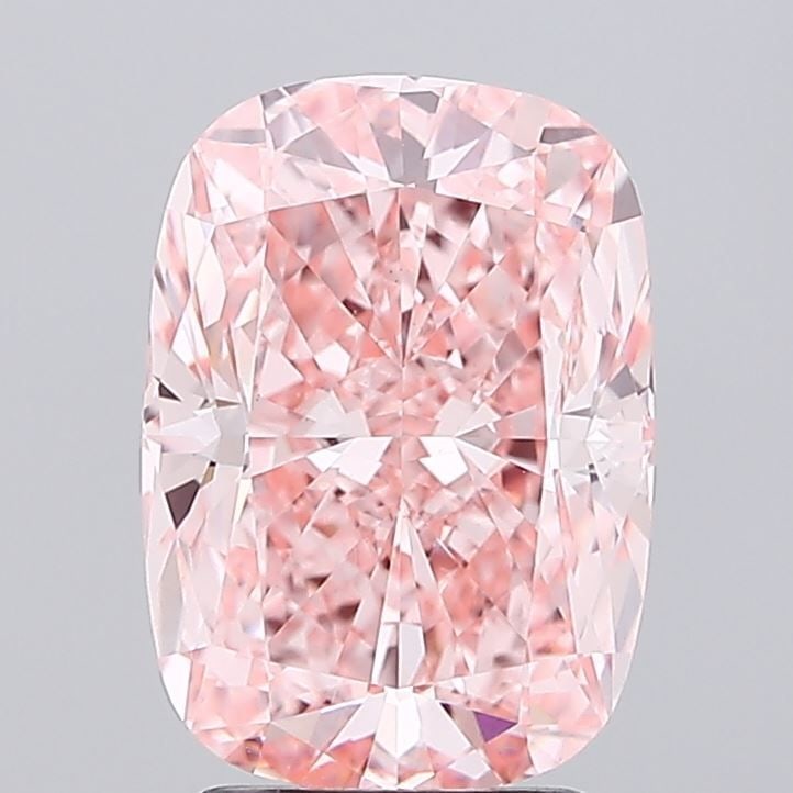 Loose Diamond - CUSHION MODIFIED 3.0ct Fancy Vivid Pink VVS2