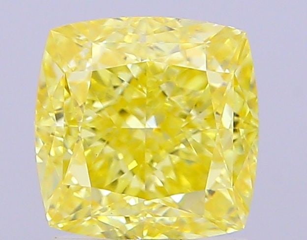 Loose Diamond - CUSHION MODIFIED 2.58ct Fancy Intense Yellow VS1: Loose Diamond - CUSHION MODIFIED 2.58ct Fancy Intense Yellow VS1 Source: This is a real non-mined Diamond that has been grown in a lab Shape: CUSHION MODIFIED Carats: 2.58 Color: Fancy Intense Yellow 