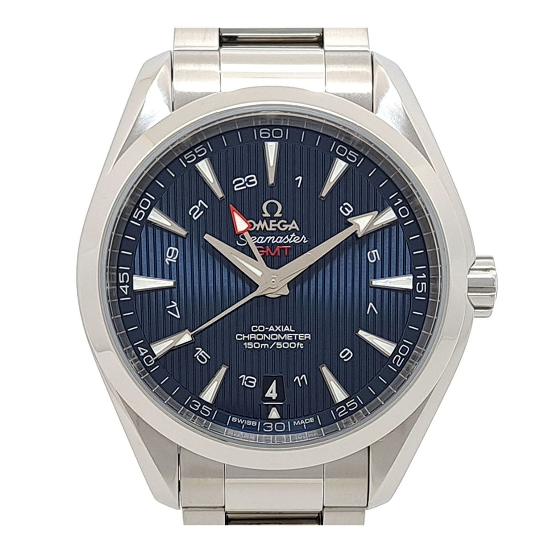 Omega Seamaster Aqua Terra GMT Stainless Automatic Men's Wristwatch
