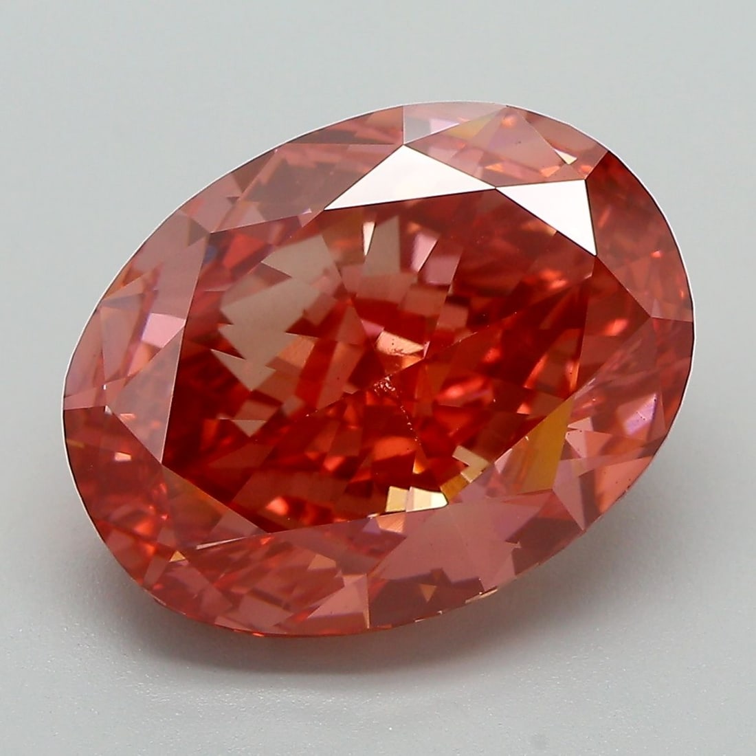 Loose Diamond - OVAL 9.2ct Fancy Red VS1