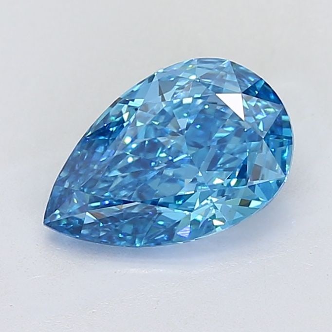 Loose Diamond - PEAR 3.08ct Fancy Vivid Blue VS1: Loose Diamond - PEAR 3.08ct Fancy Vivid Blue VS1 Source: This is a real non-mined Diamond that has been grown in a lab Shape: PEAR Carats: 3.08 Color: Fancy Vivid Blue Certification: IGI Video: