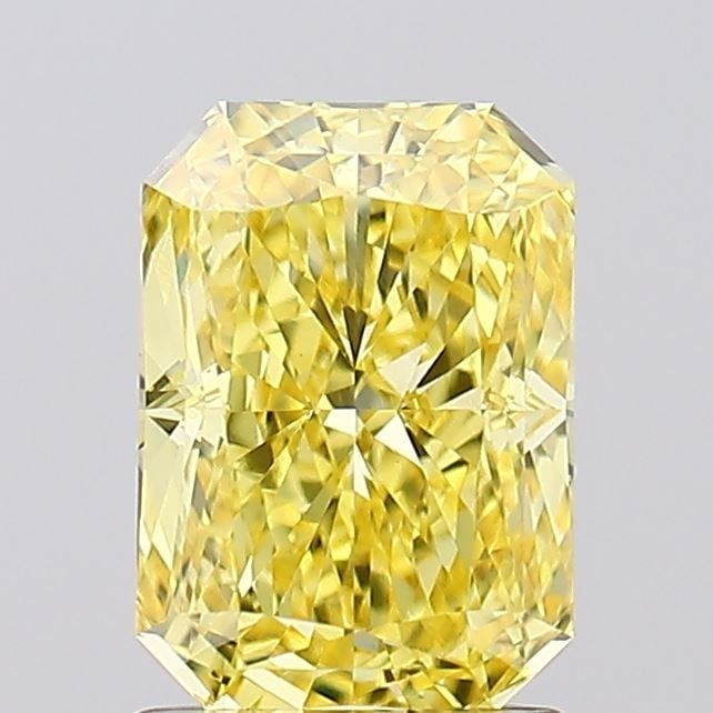 Loose Diamond - RADIANT 1.79ct Fancy Vivid Yellow VVS2