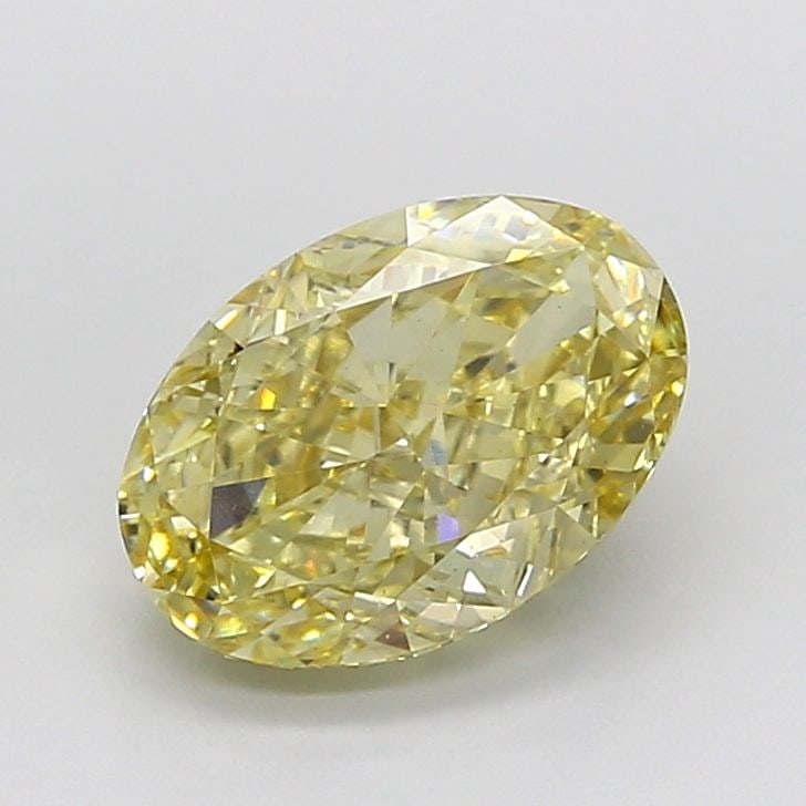 Loose Diamond - OVAL 3.09ct Fancy Yellow VS1
