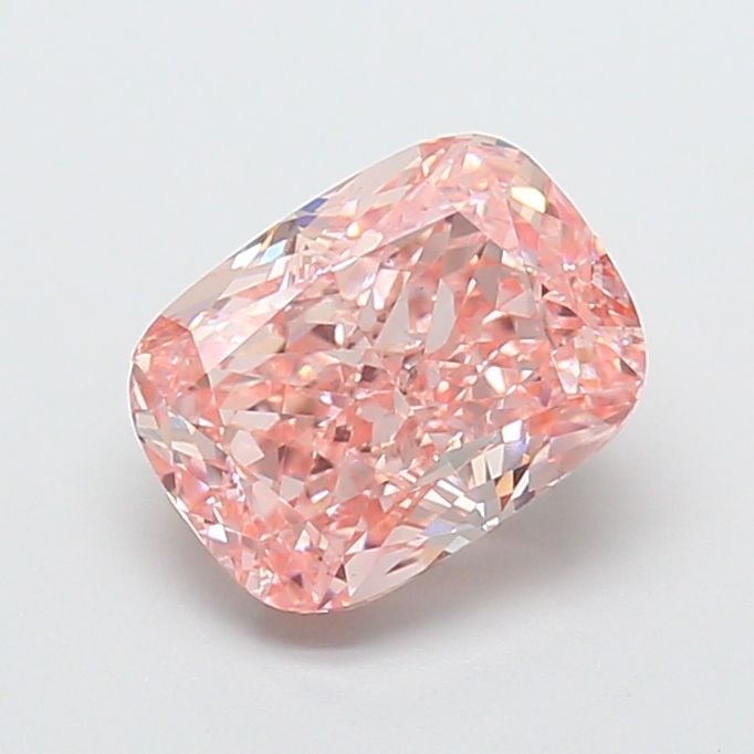 Loose Diamond - CUSHION MODIFIED 3.08ct Fancy Intense Pink VS1