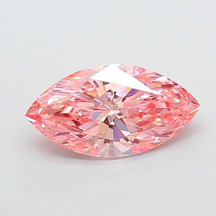 Loose Diamond - MARQUISE 3.03ct Fancy Vivid Pink VS1