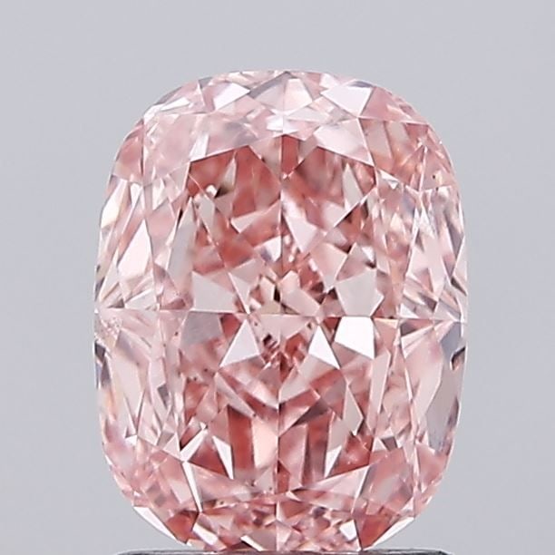 Loose Diamond - CUSHION BRILLIANT 1.64ct Fancy Vivid Pink VS1