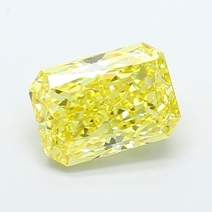Loose Diamond - RADIANT 2.73ct Fancy Vivid Yellow VS1
