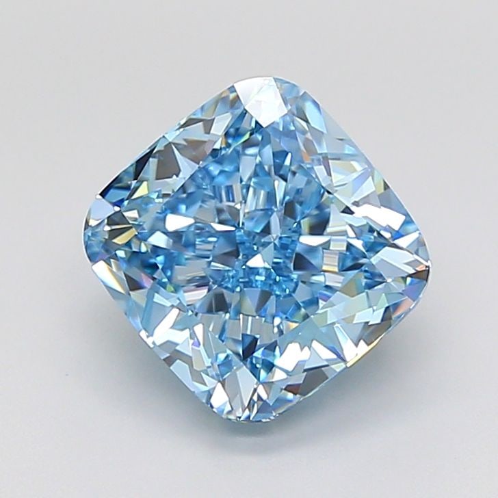 Loose Diamond - CUSHION MODIFIED 4.5ct Fancy Intense Blue VVS2