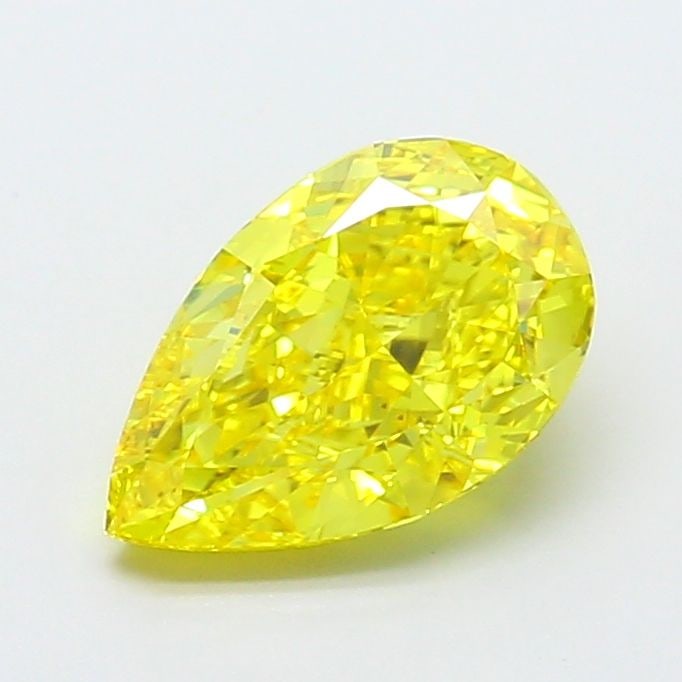 Loose Diamond - PEAR 2.03ct Fancy Vivid Yellow IF: Loose Diamond - PEAR 2.03ct Fancy Vivid Yellow IF Source: This is a real non-mined Diamond that has been grown in a lab Shape: PEAR Carats: 2.03 Color: Fancy Vivid Yellow Certification: IGI Video: