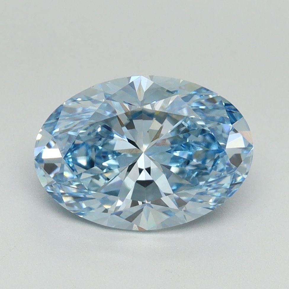 Loose Diamond - OVAL 2.08ct Fancy Vivid Blue VVS1