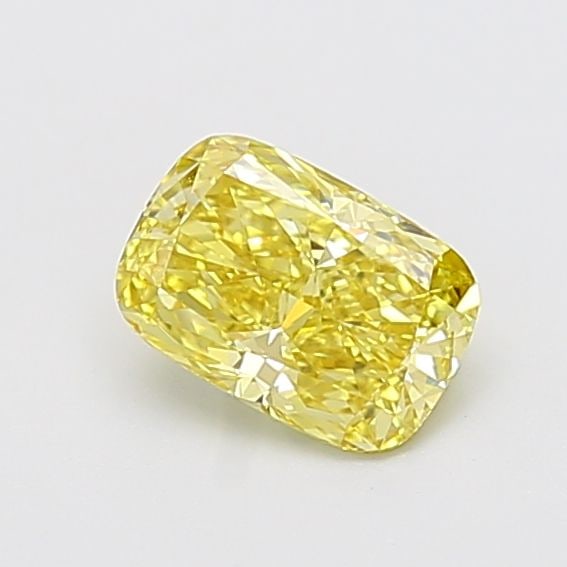 Loose Diamond - CUSHION MODIFIED 1.01ct Fancy Intense Yellow VVS2