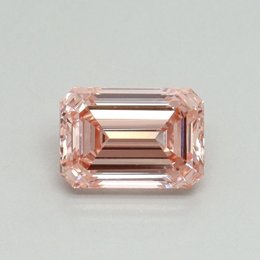 Loose Diamond - EMERALD 1.02ct Fancy Vivid Pink VS1