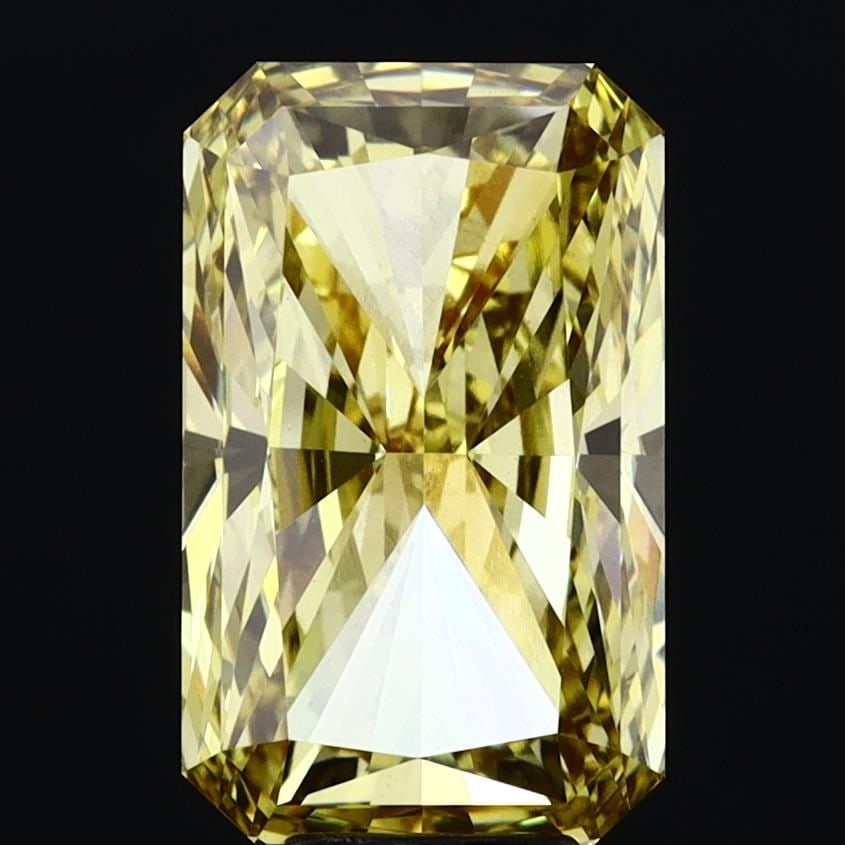Loose Diamond - RADIANT 10.06ct Fancy Vivid Yellow VS1