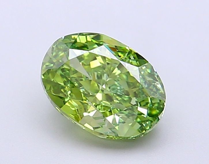 Loose Diamond - OVAL 1.5ct Fancy Vivid Green VS1