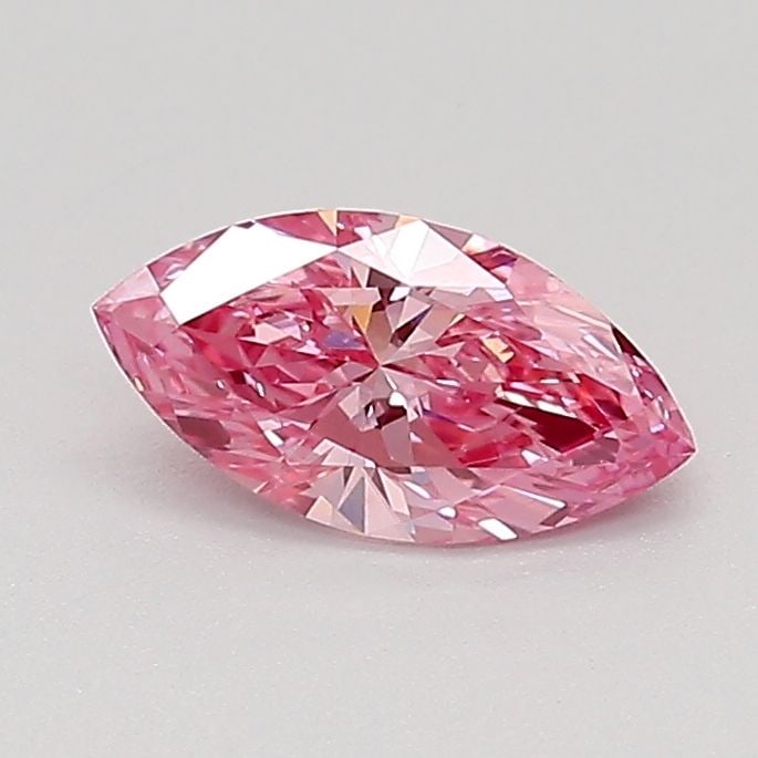 Loose Diamond - MARQUISE 0.49ct Fancy Vivid Pink VS1: Loose Diamond - MARQUISE 0.49ct Fancy Vivid Pink VS1 Source: This is a real non-mined Diamond that has been grown in a lab Shape: MARQUISE Carats: 0.49 Color: Fancy Vivid Pink Certification: IGI