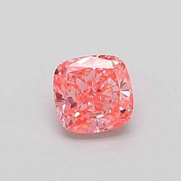 Loose Diamond - CUSHION MODIFIED 0.4ct Fancy Vivid Pink VS2: Loose Diamond - CUSHION MODIFIED 0.4ct Fancy Vivid Pink VS2 Source: This is a real non-mined Diamond that has been grown in a lab Shape: CUSHION MODIFIED Carats: 0.4 Color: Fancy Vivid Pink