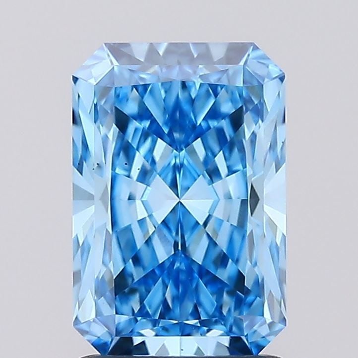 Loose Diamond - RADIANT 1.52ct Fancy Vivid Blue VS1