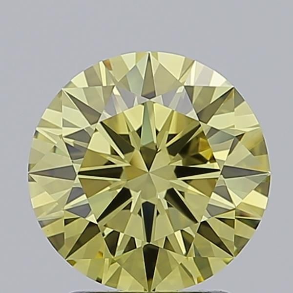 Ideal Loose Diamond - ROUND 2.01ct Fancy Intense Yellow VVS2