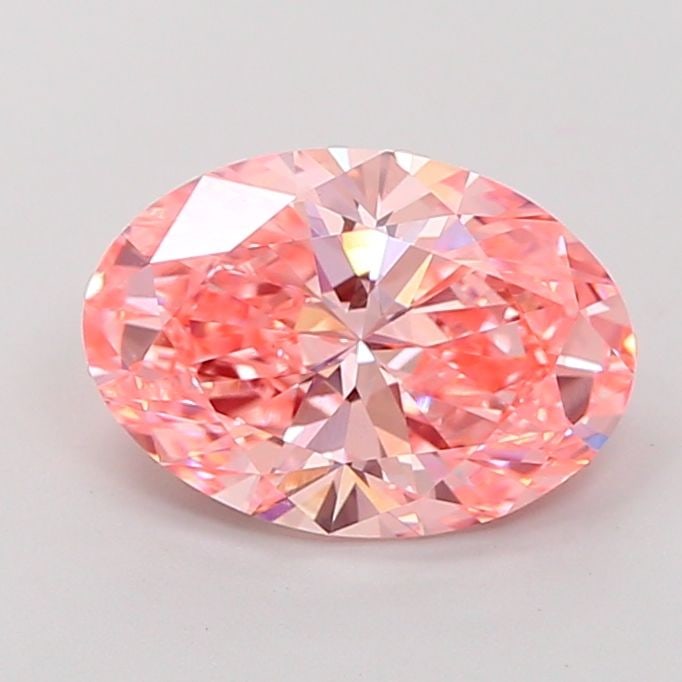 Loose Diamond - OVAL 3.09ct Fancy Vivid Pink VS1