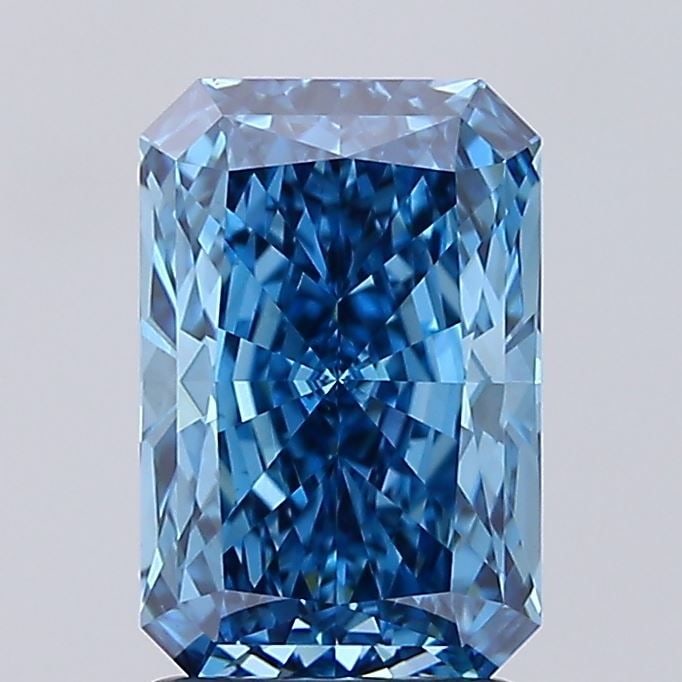 Loose Diamond - RADIANT 2.06ct Fancy Vivid Blue VS1