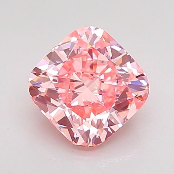 Loose Diamond - CUSHION MODIFIED 1.0ct Fancy Vivid Pink VS1: Loose Diamond - CUSHION MODIFIED 1.0ct Fancy Vivid Pink VS1 Source: This is a real non-mined Diamond that has been grown in a lab Shape: CUSHION MODIFIED Carats: 1.0 Color: Fancy Vivid Pink Certificat