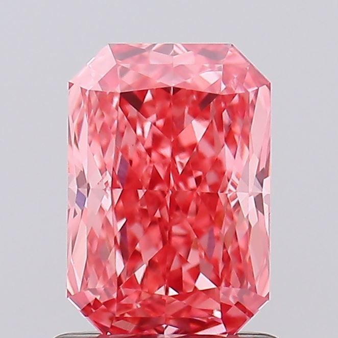 Loose Diamond - RADIANT 1.21ct Fancy Vivid Pink VVS2