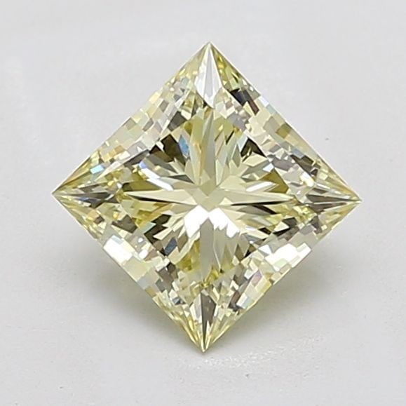Loose Diamond - PRINCESS 1.76ct Fancy Yellow VVS2