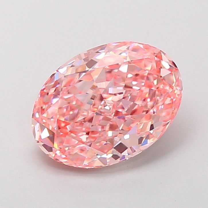 Loose Diamond - OVAL 2.76ct Fancy Vivid Pink VS1