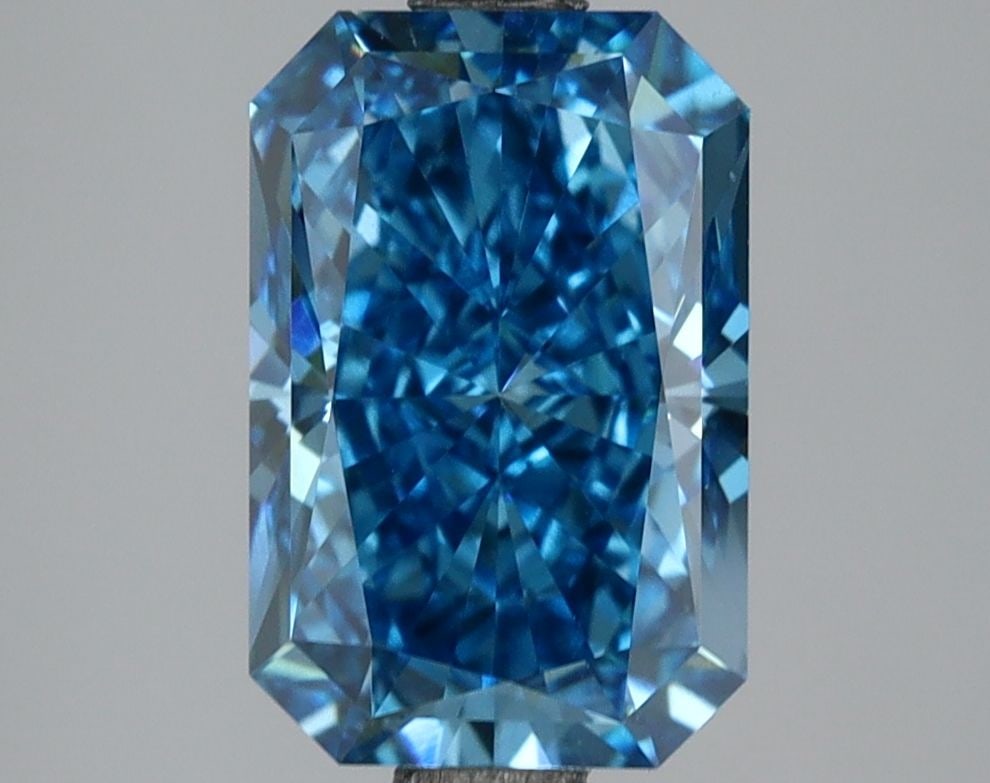 Loose Diamond - RADIANT 3.01ct Fancy Vivid Blue VS1