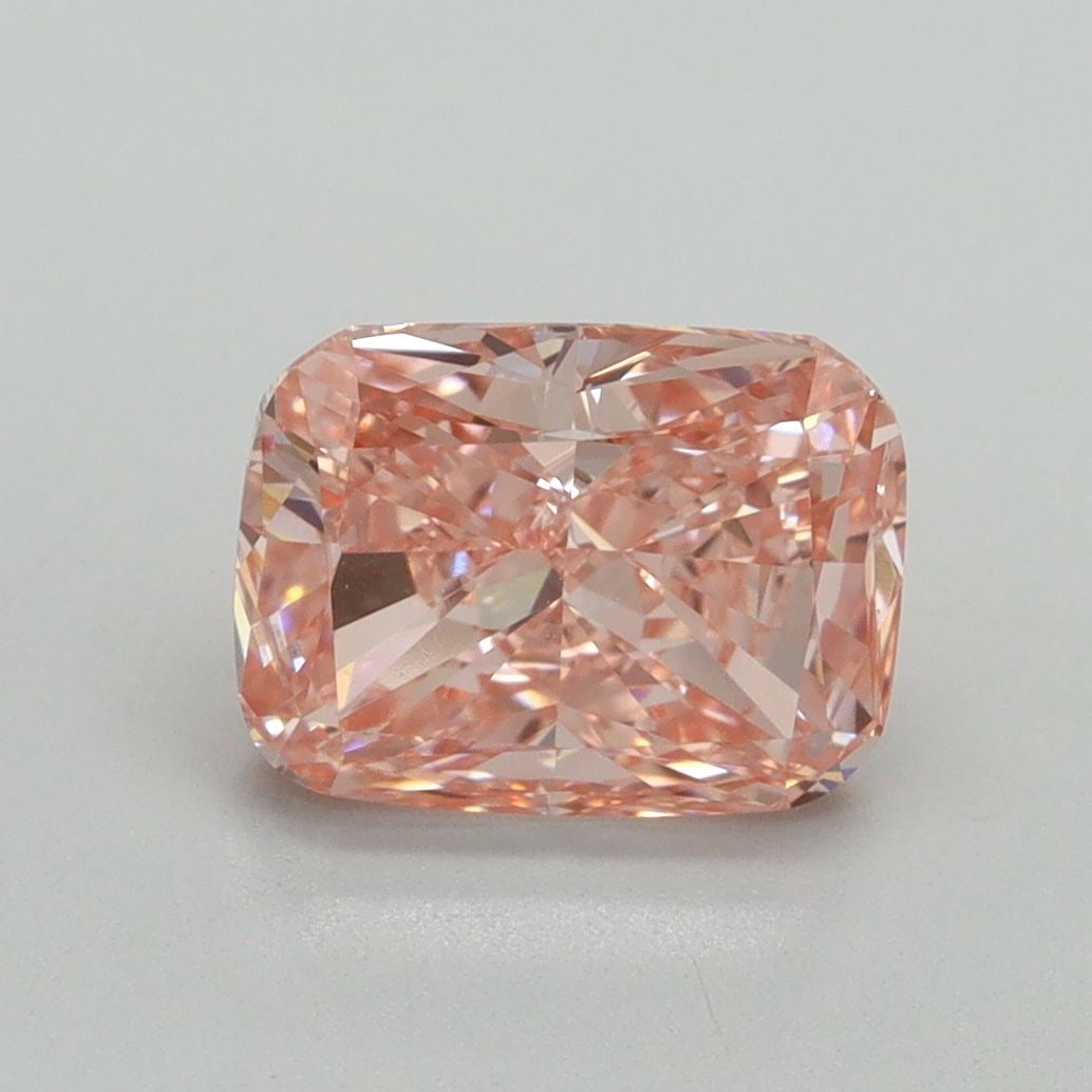 Loose Diamond - CUSHION BRILLIANT 2.04ct Fancy Vivid Pink VVS2