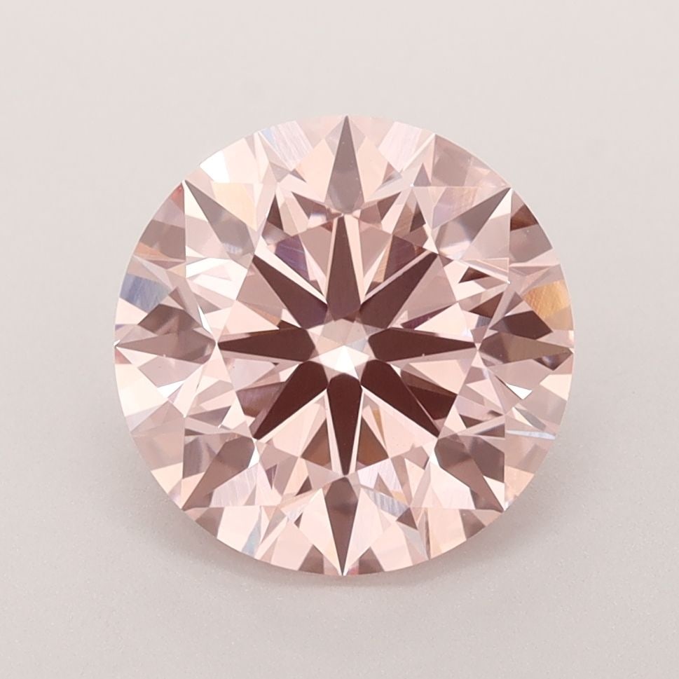 Ideal Loose Diamond - ROUND 3.02ct Fancy Intense Pink VS1