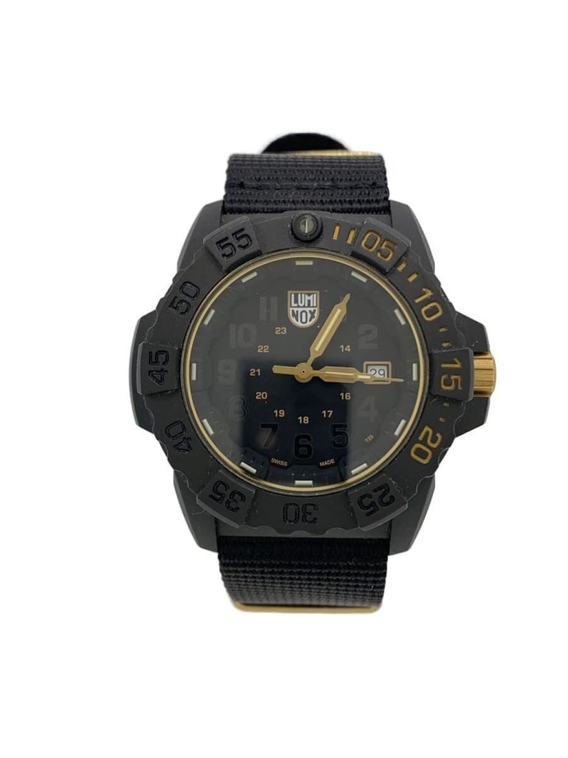 LUMINOX 3500 Navy Seal mens quartz wristwatch gold limited (1 of 6)